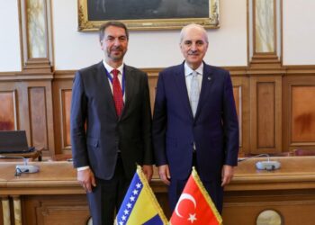 TBMM Başkanı Kurtulmuş, Bosna Hersek Temsilciler Meclisi Başkan Yardımcısı Çavara’yı kabul etti