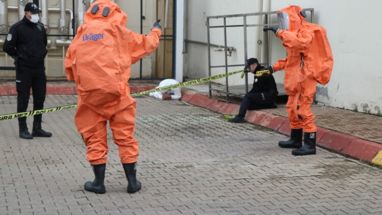 Kayseri'de kimyasal, biyolojik, radyolojik ve nükleer tehditler tatbikatı