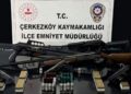 Tekirdağ'da silah operasyonunda 10 gözaltı