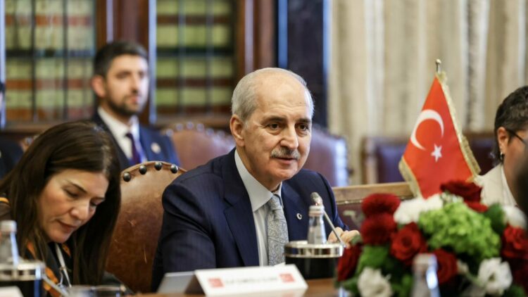 TBMM Başkanı Kurtulmuş, İtalya Senatosu Başkanı La Russa ile bir araya geldi