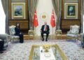 Cumhurbaşkanı Erdoğan, Özbekistan Cumhurbaşkanlığı İdaresi Başkanı Mirziyoyeva'yı kabul etti