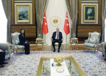 Cumhurbaşkanı Erdoğan, Özbekistan Cumhurbaşkanlığı İdaresi Başkanı Mirziyoyeva'yı kabul etti