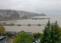 Zonguldak'ta yağmur sonrası denizin rengi değişti