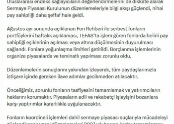 Bakan Şimşek: Piyasaların işleyişini bozanlara yaptırımlar kararlılıkla uygulanacaktır