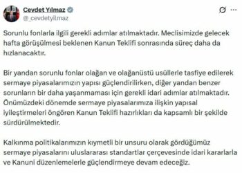 Cumhurbaşkanı Yardımcısı Yılmaz: Sorunlu fonlarla ilgili gerekli adımlar atılmaktadır