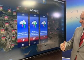 Meteoroloji’den hafta sonu için kuvvetli yağış ve fırtına uyarısı