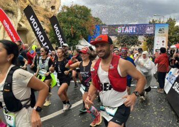 Kapadokya Ultra Trail'de 14K parkuru tamamlandı