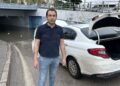 Adana'da sağanak sonrası alt geçidi su bastı; otomobilde mahsur kaldılar