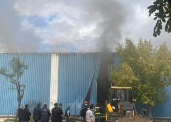 Gaziantep’te pamuk fabrikasında yangın