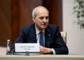 TBMM Başkanı Kurtulmuş, Kırgızistan Cumhurbaşkanı Caparov tarafından kabul edildi