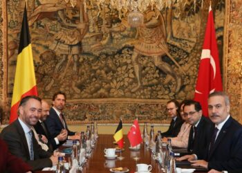 Bakan Fidan, Belçikalı mevkidaşı Prevot ile görüştü