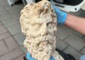 2 bin yıllık Zeus heykel başı ele geçirildi