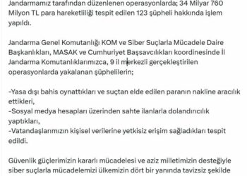 9 ilde 'nitelikli dolandırıcılık' ve 'yasa dışı bahis' operasyonu
