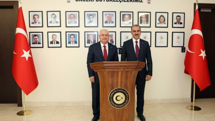 Milli Savunma Bakanı Güler, Doha Büyükelçiliği'ni ziyaret etti