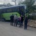 Özel halk otobüsü duvara çarptı: 10 yaralı