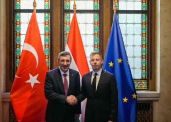 Cumhurbaşkanı Yardımcısı Yılmaz, Macaristan Başbakanı Magyar ile görüştü