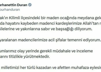 İletişim Başkanı Duran'dan, yaşamını yitiren madenciler için başsağlığı mesajı