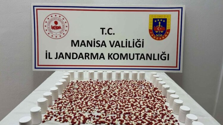 Manisa’da 86 bin 654 sentetik ecza ele geçirildi
