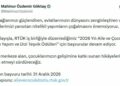 Bakan Göktaş'tan '2026 Yılı Aile ve Çocuk Dostu Yapım ve Dizi Teşvik Ödülleri'ne ilişkin paylaşım