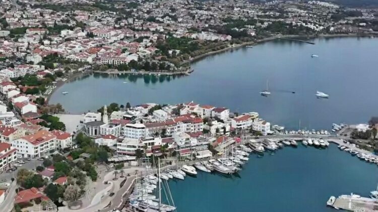 Datça'da olumsuz hava koşulu nedeniyle eğitime yarım gün ara verildi