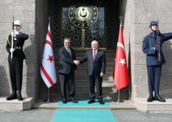 Bakan Güler, KKTC Başbakanı Üstel ile görüştü