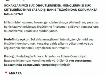 Yasa dışı bahis ve yeni nesil suç örgütü soruşturmalarında 150 gözaltı