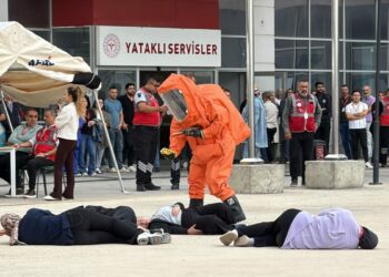 Hastanede 'Afet ve Acil Durum Tatbikatı'