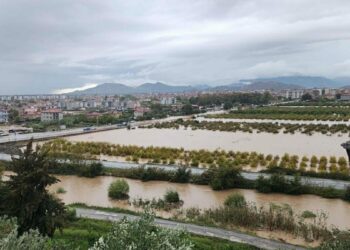 Dalaman'da çay taştı, yollar göle döndü, su baskınları yaşandı