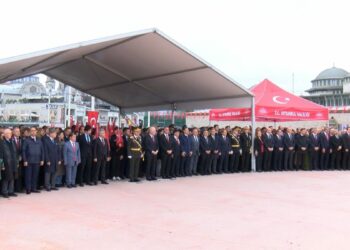 29 Ekim Cumhuriyet Bayramı öncesi Taksim'de tören düzenlendi