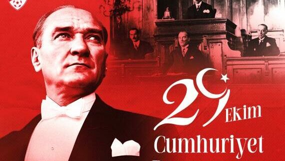 Spor camiasından 29 Ekim Cumhuriyet Bayramı mesajları
