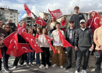 'Cumhuriyet Bayramı' coşkusuna yabancı öğrenciler de ortak oldu