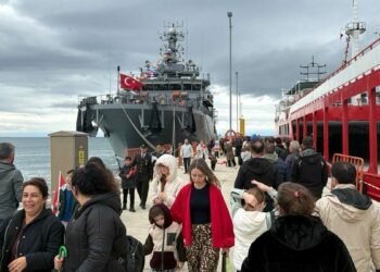 TCG Işın, Tekirdağ'da ziyarete açıldı