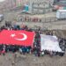 Cumhuriyet’in ruhunu Palandöken’in zirvesine taşıdılar: 3 bin 176 metreye tırmandılar