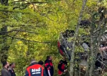 Kırklareli'de kamyon şarampole devrildi; 1 ölü, 1 yaralı
