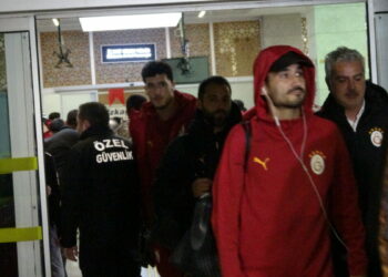 Galatasaray kafilesi, Konya'da