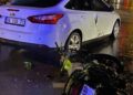 Bursa'da otomobille motosiklet çarpıştı: 2 yaralı