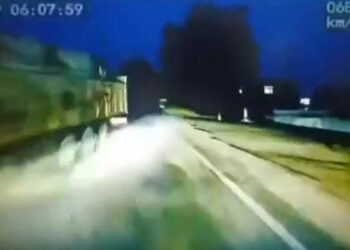 Şırnak’ta otobüs şoförünün öldüğü, 14 kişinin yaralandığı kaza kamerada