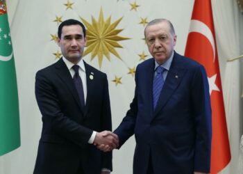 Cumhurbaşkanı Erdoğan, Türkmenistan Devlet Başkanı Berdimuhammedov ile görüştü