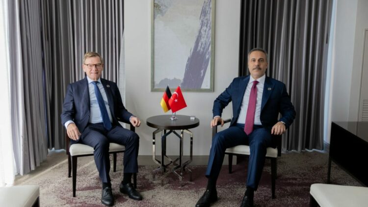 Bakan Fidan Atlanta'da Alman Mevkidaşı Wadephul ile görüştü
