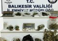 Balıkesir'de uyuşturucu operasyonu; 2 gözaltı