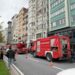 Şişli’de tadilat halindeki binada çıkan yangın söndürüldü