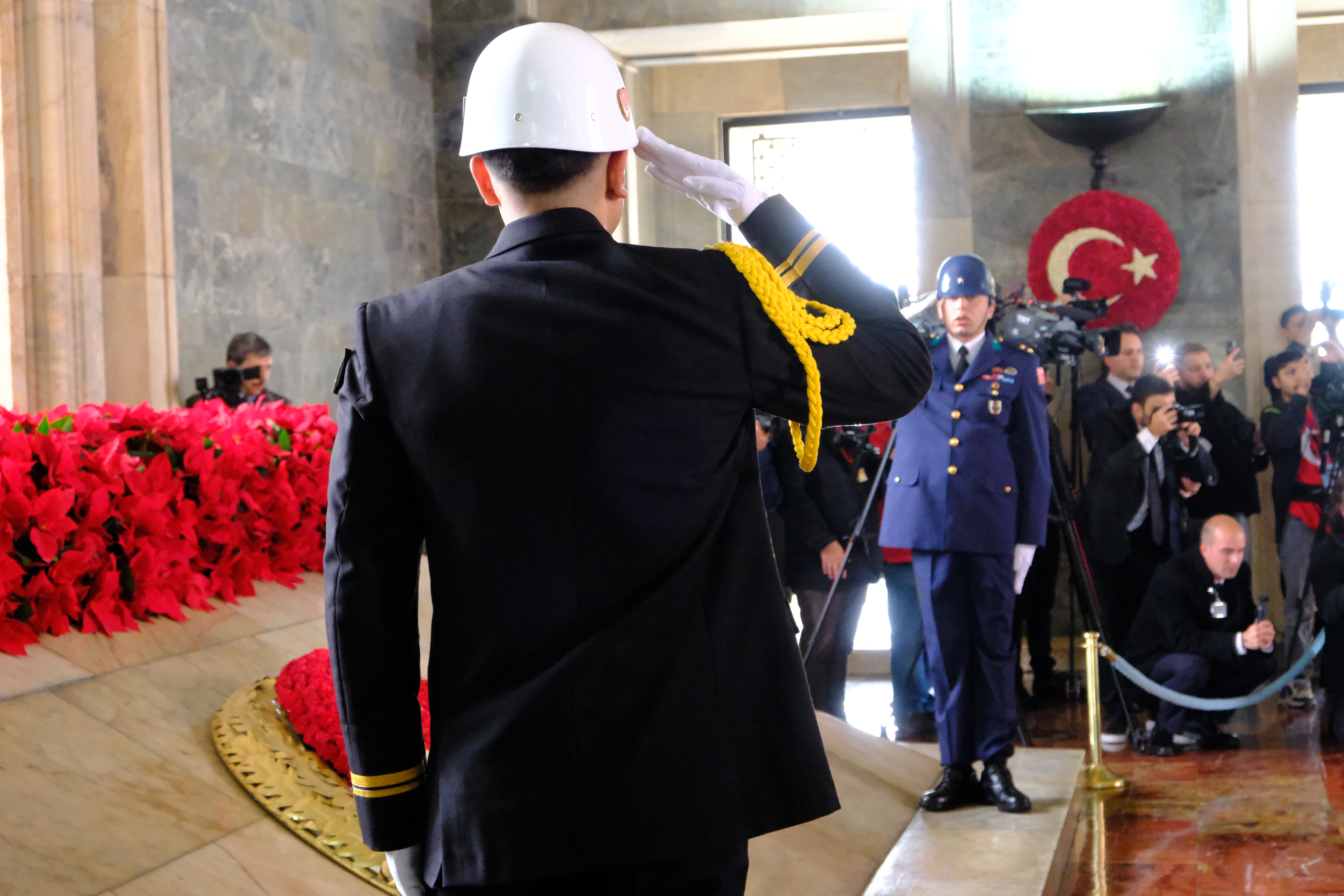 Devlet erkanı Anıtkabir'i ziyaret etti