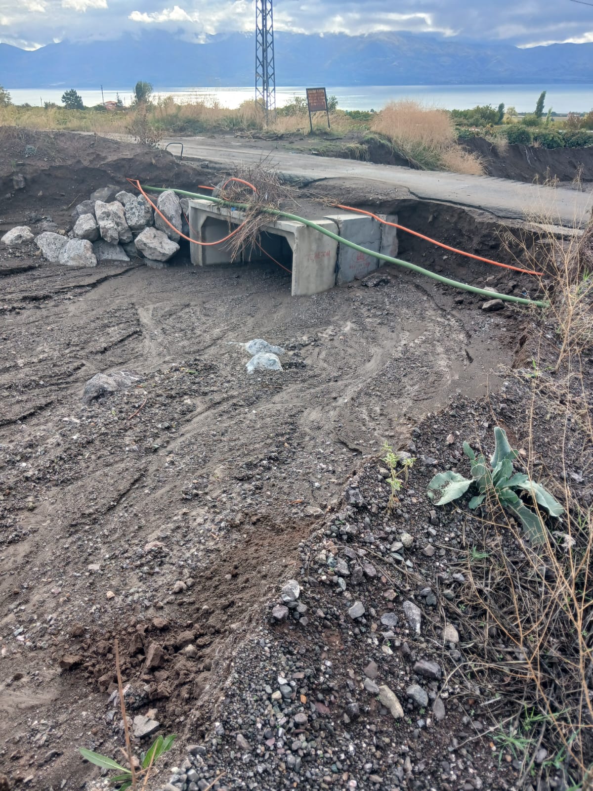 Elazığ’da sağanak sele neden oldu, üzüm bağları su altında kaldı