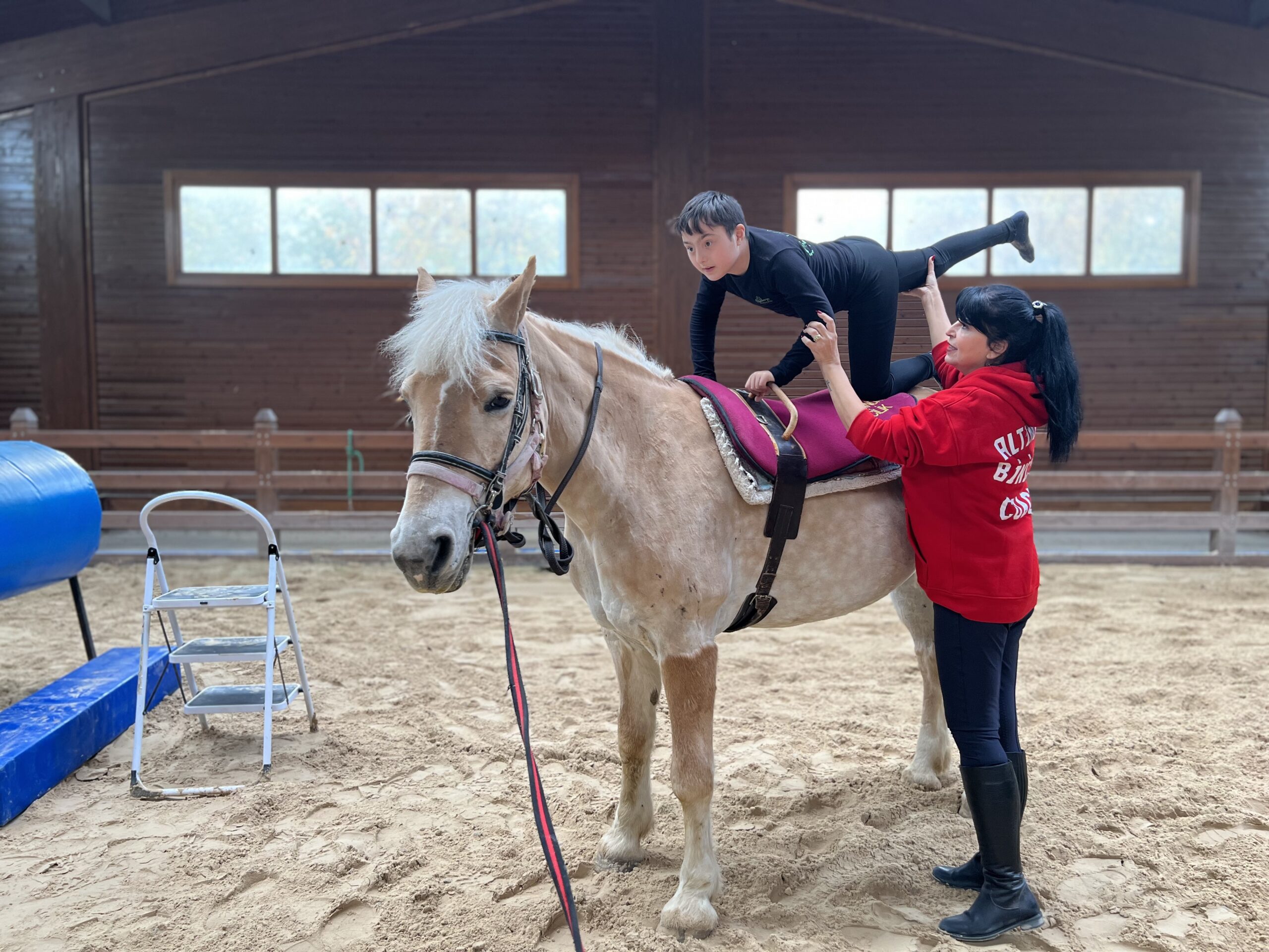 Özel gereksinimli çocuklara atlı jimnastikle rehabilitasyon