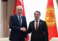 TBMM Başkanı Kurtulmuş, Kırgızistan Jogorku Keneş Başkanı Mamataliyev ile görüştü
