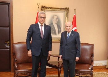 Kemal Memişoğlu, Bahçeli'yi TBMM makamında ziyaret etti