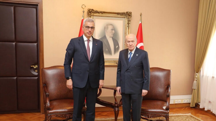 Kemal Memişoğlu, Bahçeli'yi TBMM makamında ziyaret etti