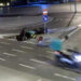 Çorlu'da iki motosikletin çarpıştığı kaza kameralara yansıdı; 3 yaralı
