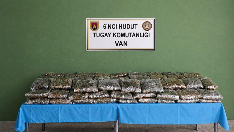 MSB, Van'da 59 kilo uyuşturucu ele geçirildiğini açıkladı