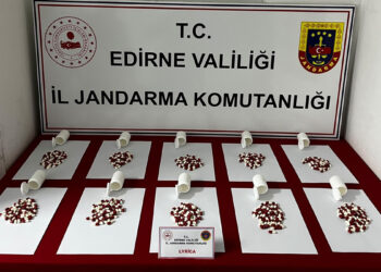 Edirne'de üzerinden 568 sentetik hap çıktı: Şüpheli gözaltına alındı
